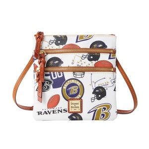 Dooney & Bourke NFL Ravens N S Triple Zip Crossbody